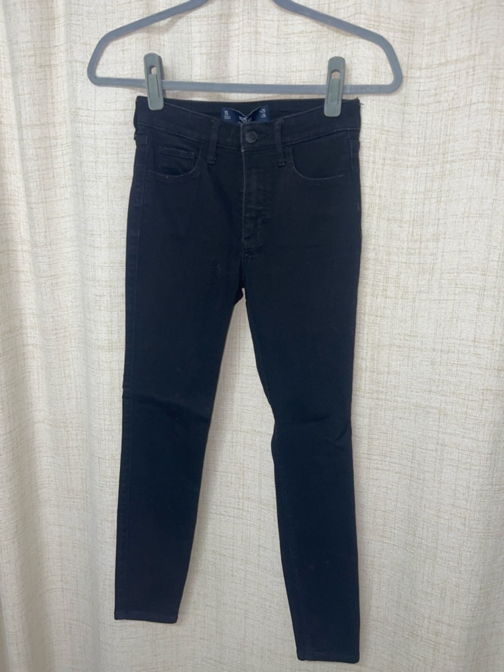Hollister Black High-Rise Super Skinny Jeans